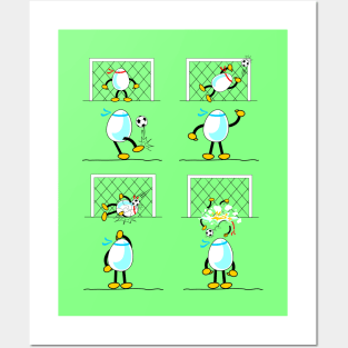 Egg Sports Academy- Soccer Posters and Art